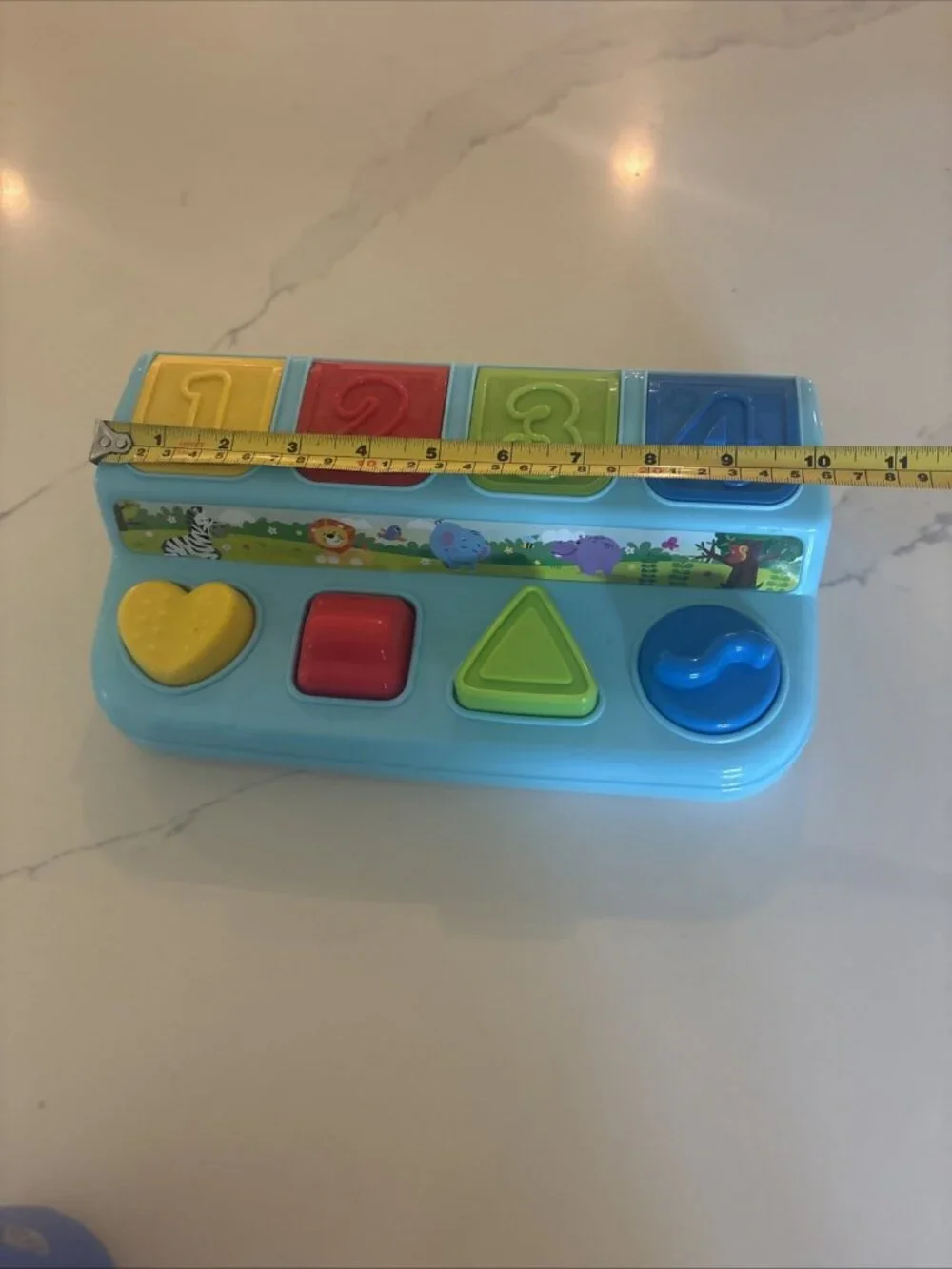 Playgo Toy Pop Up Number Animals Learning Game Toddlers Baby Colors Screen Free